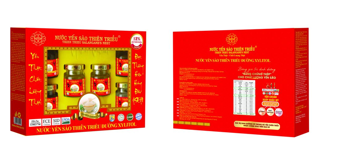 Nước yến sào Thiên Triều đường Xylitol 12% — ảnh 2
